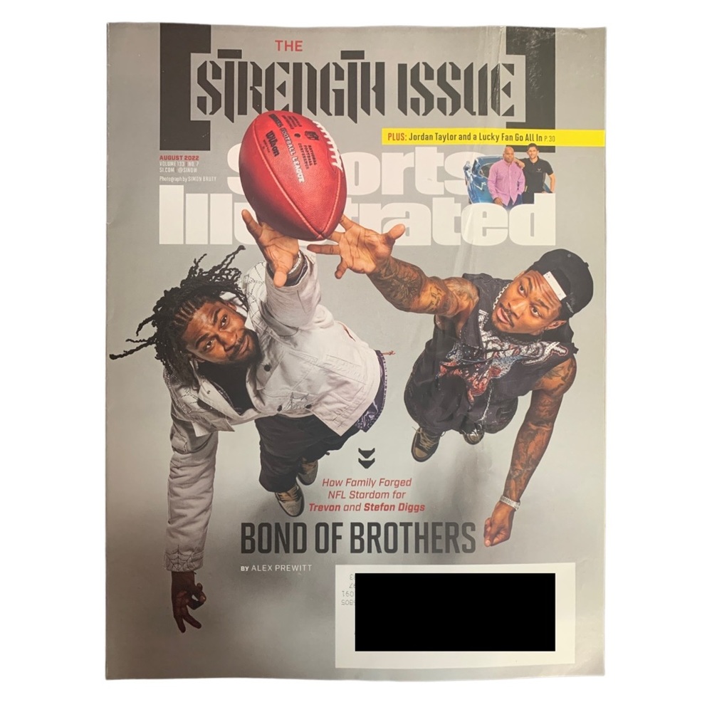 Sports Illustrated Magazine August 2022 Trevon and Stefon Diggs Strength Issue